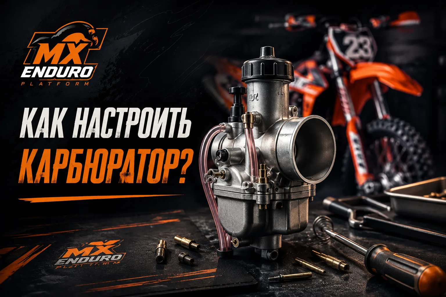 Обложка: Как настроить карбюратор на мотоцикле?